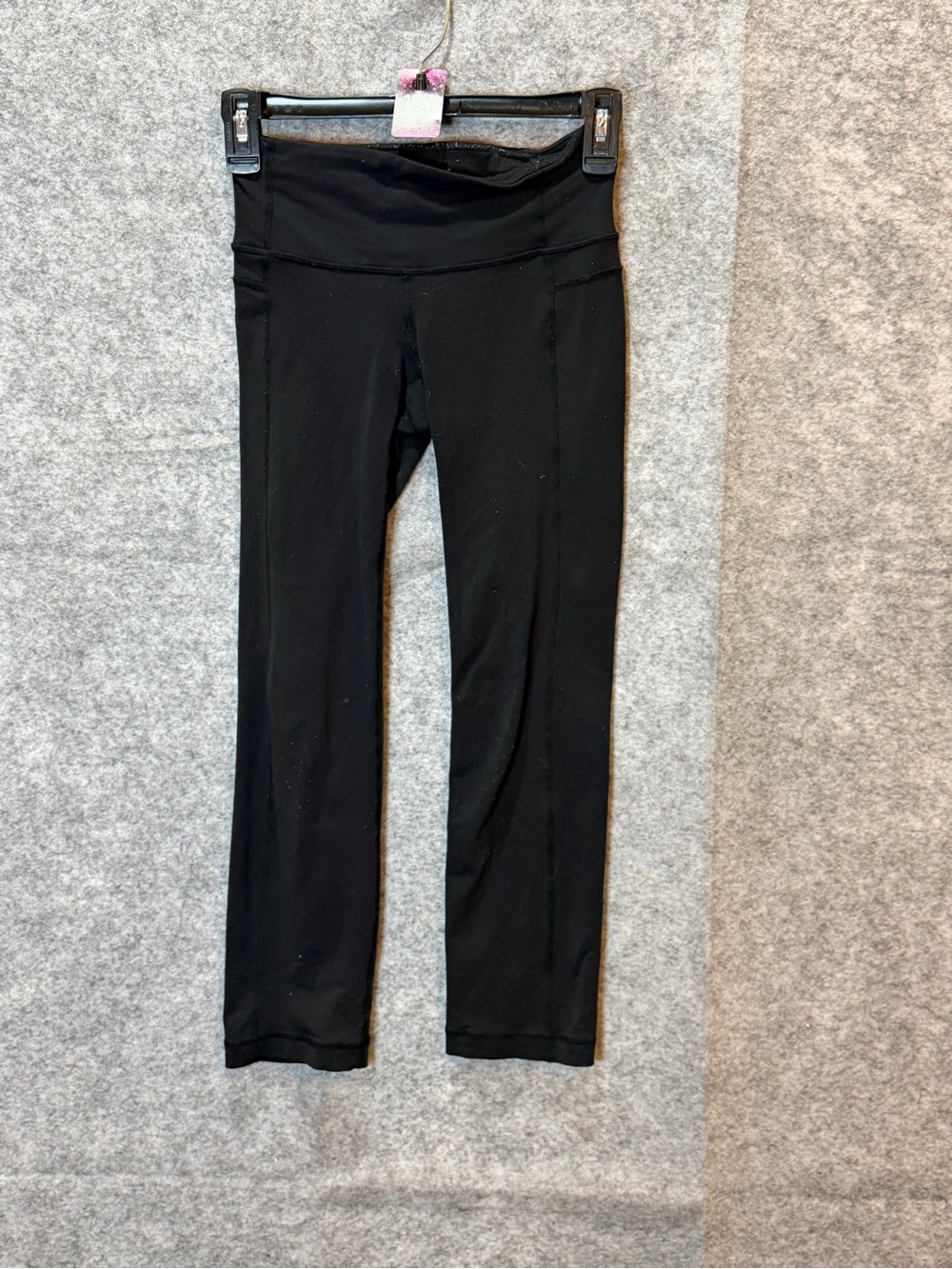 Athleta Black Leggings XXS High Rise Yoga Workout Straight Leg Pants cropped